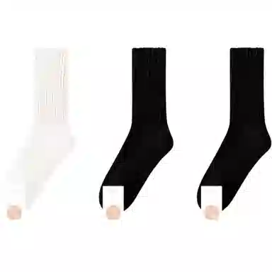 黛梦恋 加绒加厚防臭吸汗毛巾袜中筒袜 男款