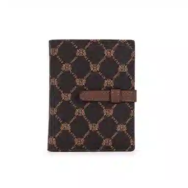Dannybear Multi-Layer Wallet Coffee Plaid Bear