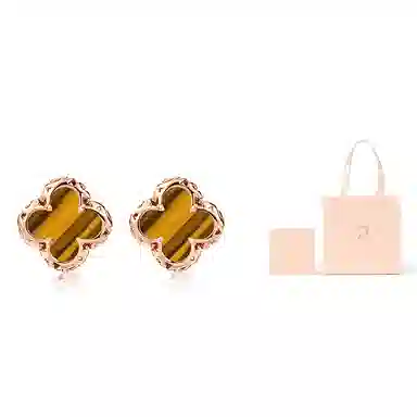 Ai De Promise Clover Stud Earrings