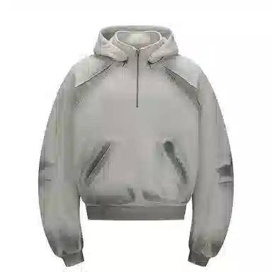 BrandName Half-Zip Hoodie