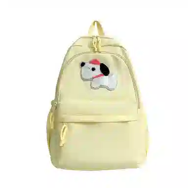 泰克森 女韩版百搭时尚大容量初中校园学院风包气垫背带 复合布 双肩包 大号 男女同款情侣款 多色