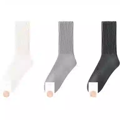 黛梦恋 加绒加厚防臭吸汗毛巾袜中筒袜 男款