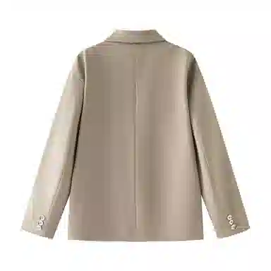 【dme】 老钱风高级感休闲西服上衣松弛感拉满气质有型纯色外套秋季时尚潮流西装 男女同款