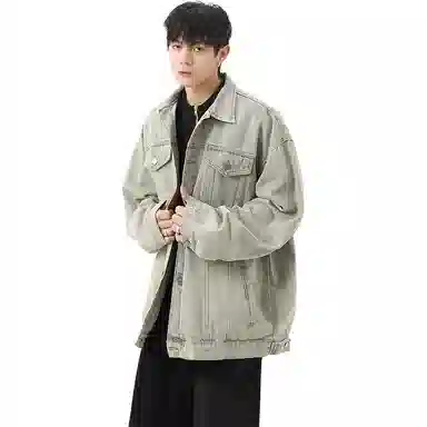 Dongdongguai Vintage Denim Jacket