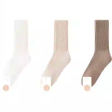 黛梦恋 加绒加厚防臭吸汗毛巾袜中筒袜 男款