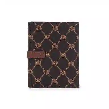 Dannybear Multi-Layer Wallet Coffee Plaid Bear
