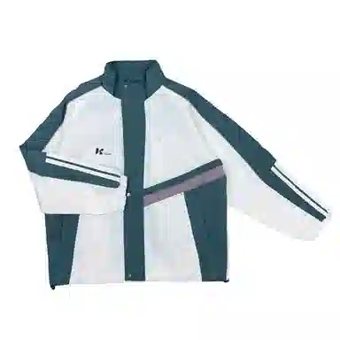 【dme】 美式潮牌拼接撞色立领设计感工装户外休闲慵懒宽松百搭潮流外套夹克 男女同款