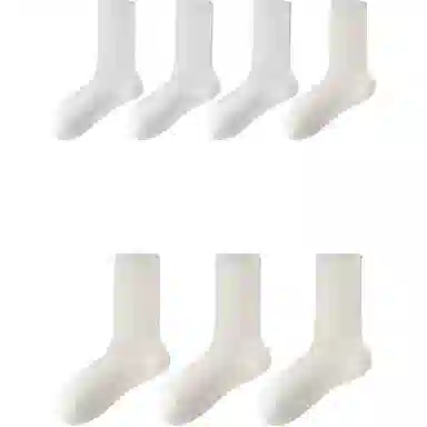 妮轻 蚕丝夏季薄款纯色中筒袜 女款