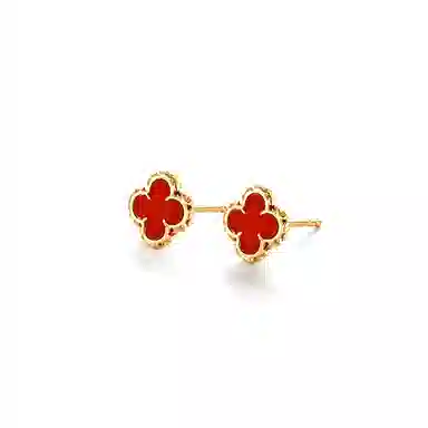Ai De Promise Clover Stud Earrings
