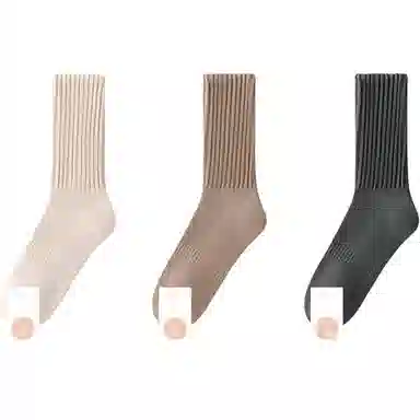 黛梦恋 加绒加厚防臭吸汗毛巾袜中筒袜 男款