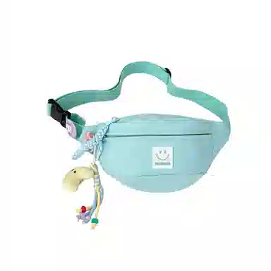 捷朗仕 简约纯色休闲挎包 尼龙 胸包 常规 男女同款情侣款 米白/黑色/粉红/黄色/蓝色