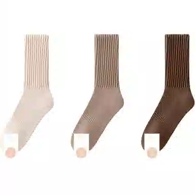 黛梦恋 加绒加厚防臭吸汗毛巾袜中筒袜 男款