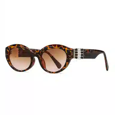 无限兔 高级感防紫外线女款户外海边出行轻奢复古拍照黑色墨镜防晒 太阳眼镜 男女同款情侣款