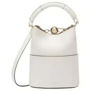 Furla Mini Bucket Bag Cream Oatmeal