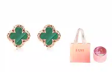 Ai De Promise Clover Stud Earrings