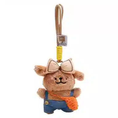 尚先生 小众可爱背带小狗公仔玩偶包书包背包 毛绒 挂件 男女同款情侣款