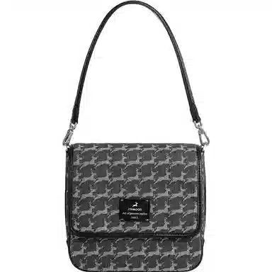 妙迪 复古潮流百搭 牛仔 腋下包单肩包 常规 女款 蓝