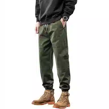 金盾 工装潮牌束脚运动休闲裤 男款