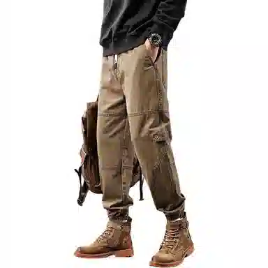 金盾 工装潮牌束脚运动休闲裤 男款