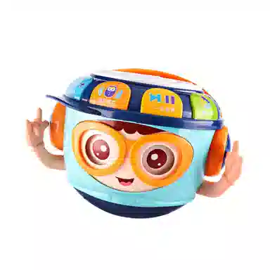 咕轹 拍拍鼓不倒翁 早教教具