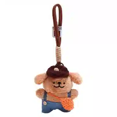 尚先生 小众可爱背带小狗公仔玩偶包书包背包 毛绒 挂件 男女同款情侣款