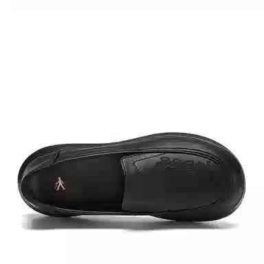 足力健 皮鞋 合成革牛剖层革 轻便舒适 柔软透气 低帮设计 防滑耐磨 优雅百搭 简约大方 女士休闲单鞋 女