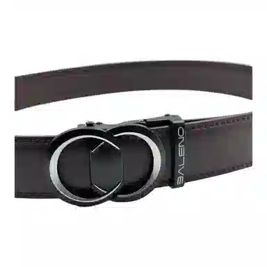 BALENO Leather Double Ring Belt