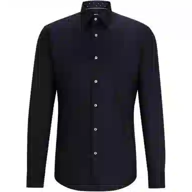 HUGO BOSS Regular-Fit Shirt In Easy-Iron Cotton Poplin