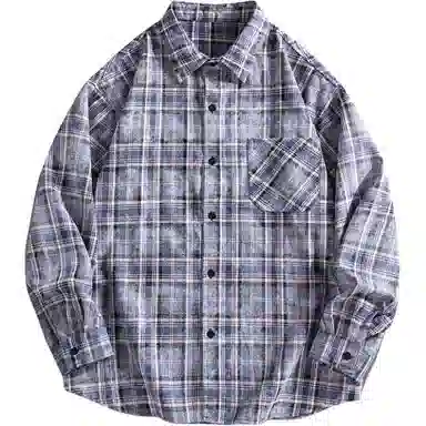 金盾 秋季长袖外套情侣衬衫 男女同款