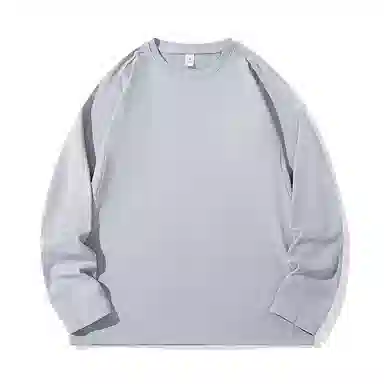 LISENPOK 210g Double Layer Grid Long Sleeve Tee