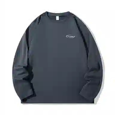 LISENPOK 210g Double Layer Grid Long Sleeve Tee