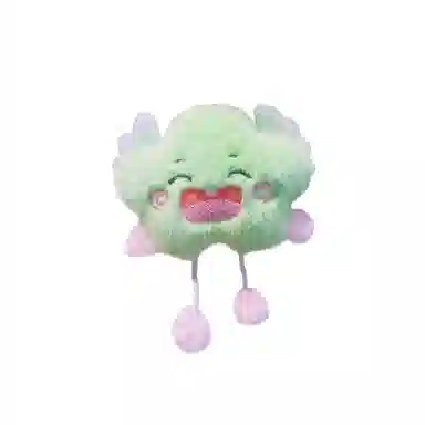 玄唐 可爱毛绒星星钥匙扣书包公仔包包玩偶挂饰 聚酯纤维 挂件 男女同款情侣款