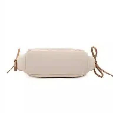 稻草人 高级感可爱挂件时尚潮流百搭小众实用 聚氨酯革 单肩斜挎包手提包 常规 女款 蓝色/米杏