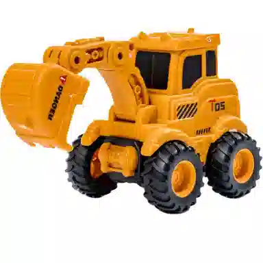 极慧猫 按压仿真工程车 滑行玩具