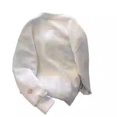 桴生 美式复古爱心刺绣棒球服开衫女春秋薄款宽松慵懒学生运动休闲外套卫衣 女款