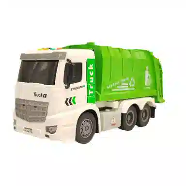 极慧猫 绿色垃圾车 过家家玩具