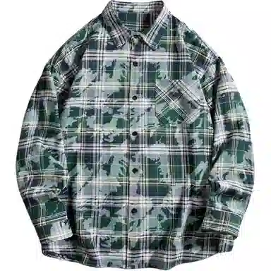 金盾 秋季外套衬衣潮牌情侣衬衫 男女同款