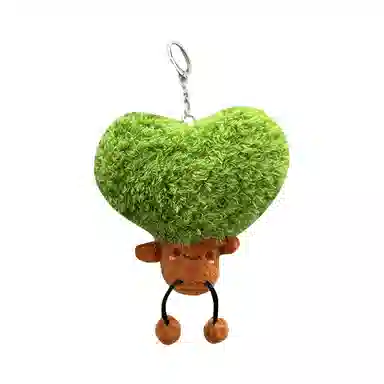 玄唐 三坊七巷爱心树毛绒玩偶钥匙扣可爱公仔背包 聚酯纤维 挂件 男女同款情侣款