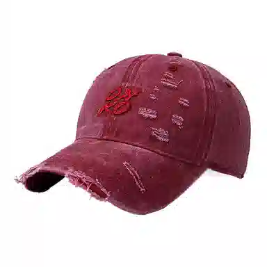 心水好物 韩式水洗做旧牛仔潮流棒球帽户外出游徒步防晒 棉  鸭舌帽 男女同款情侣款