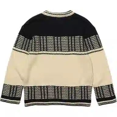 LOW CLASSIC FW25 JACQUARD KNIT SWEATER