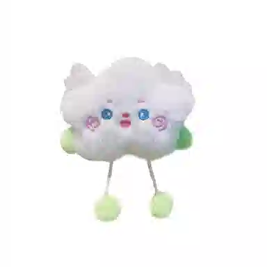 玄唐 可爱毛绒星星钥匙扣书包公仔包包玩偶挂饰 聚酯纤维 挂件 男女同款情侣款