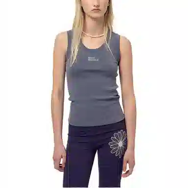 MARDI MERCREDI FW25 SLEEVELESS TOP PIGMENT WASHING_INDIAN PINK CREAM