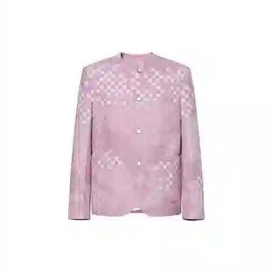 Louis Vuitton x Nigo FW25 Plaid Collarless Jacket