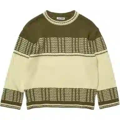 LOW CLASSIC FW25 JACQUARD KNIT SWEATER