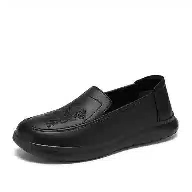 足力健 皮鞋 合成革牛剖层革 轻便舒适 柔软透气 低帮设计 防滑耐磨 优雅百搭 简约大方 女士休闲单鞋 女