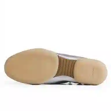 PANE Sterling Coin Ballet Trainer Low Silver