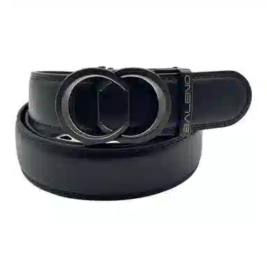 BALENO Leather Double Ring Belt