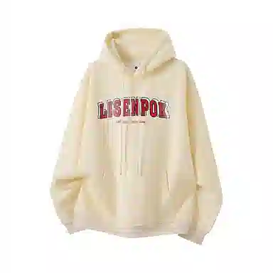 LISENPOK Letter Print Hoodie