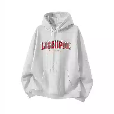 LISENPOK Letter Print Hoodie