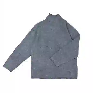 【dme】 日系潮牌复古纯色简约高领舒适百搭高级感慵懒风宽松时尚上衣针织衫 男女同款